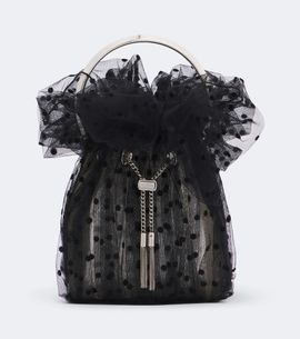 Jimmy Choo Jimmy Choo Bon Bon point d’esprit bucket bag