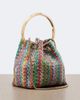 Jimmy Choo Jimmy Choo Bon Bon raffia-effect bucket bag - 4