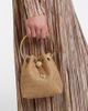Jimmy Choo Jimmy Choo Bon Bon Small raffia-effect bucket bag - 2