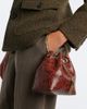 Jimmy Choo Jimmy Choo Bon Bon snake-effect leather bucket bag - 2