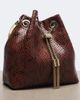 Jimmy Choo Jimmy Choo Bon Bon snake-effect leather bucket bag - 6