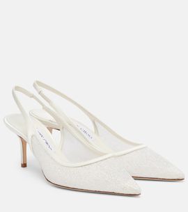 Jimmy Choo Jimmy Choo Bridal Love leather slingback pumps