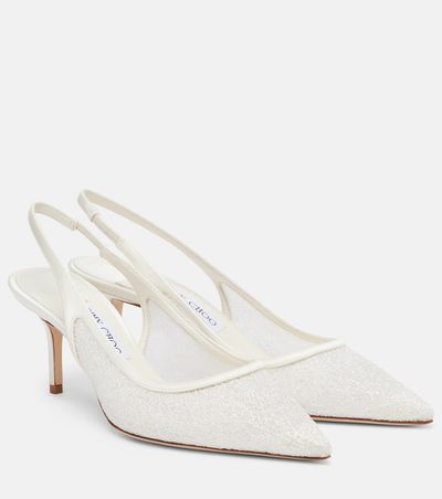 Jimmy Choo Jimmy Choo Bridal Love leather slingback pumps