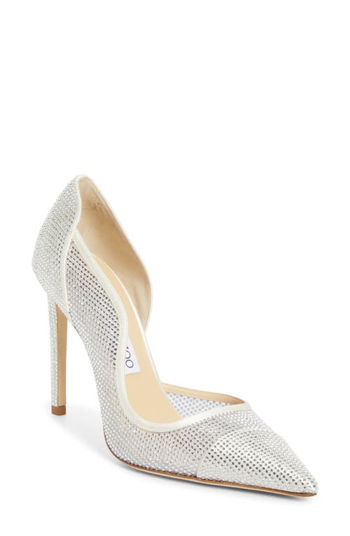 Jimmy Choo Jimmy Choo Brigitte Crystal Embellished Half d'Orsay Pump