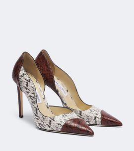 Jimmy Choo Jimmy Choo Brigitte snake-effect leather pumps