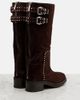Jimmy Choo Jimmy Choo Brooklyn 50 studded suede knee-high boots - 3