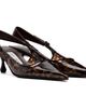 Jimmy Choo Jimmy Choo Brown Amel 50 Tortoiseshell Heels - 4