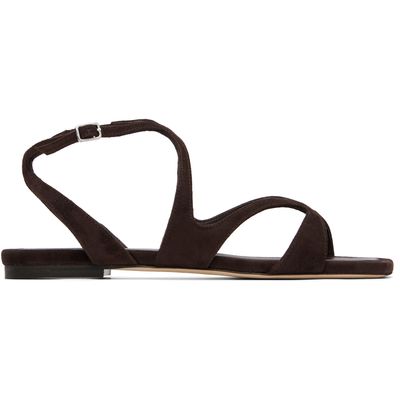 Jimmy Choo Jimmy Choo Brown Ayla Flats