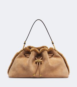 Jimmy Choo Jimmy Choo Cinch Medium suede shoulder bag