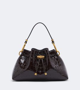 Jimmy Choo Jimmy Choo Cinch Small patent leather top-handle bag