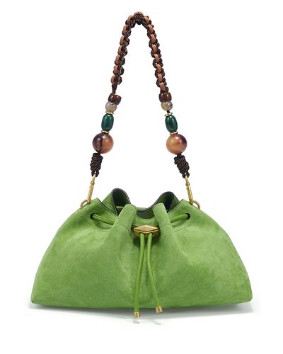 Jimmy Choo Jimmy Choo Cinch Suede Shoulder Bag