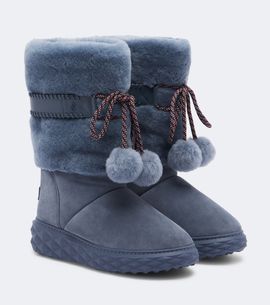 Jimmy Choo Jimmy Choo Cobi shearling-trimmed suede platform boots