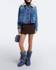 Jimmy Choo Jimmy Choo Cobi shearling-trimmed suede platform boots - 2
