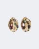 Jimmy Choo Jimmy Choo Crystal-embellished hoop earrings - 1