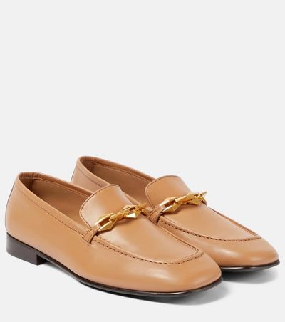 Jimmy Choo Jimmy Choo Diamond Tilda leather loafers