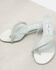 Jimmy Choo Jimmy Choo Dila 35 leather and satin thong sandals - 5