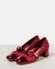 Jimmy Choo Jimmy Choo Elisa 45 glitter and leather Mary Jane pumps - 4