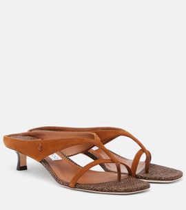 Jimmy Choo Jimmy Choo Emeri suede thong sandals