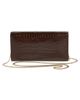 Jimmy Choo Jimmy Choo Emmie Croc Embossed Leather Clutch - 3
