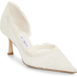 Jimmy Choo Jimmy Choo Faiz Lace Pointed Toe d'Orsay Pump