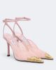 Jimmy Choo Jimmy Choo Faiz leather-trimmed lace pumps - 1