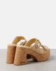 Jimmy Choo Jimmy Choo Fayence canvas platform mules - 3