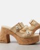 Jimmy Choo Jimmy Choo Fayence canvas platform mules - 6