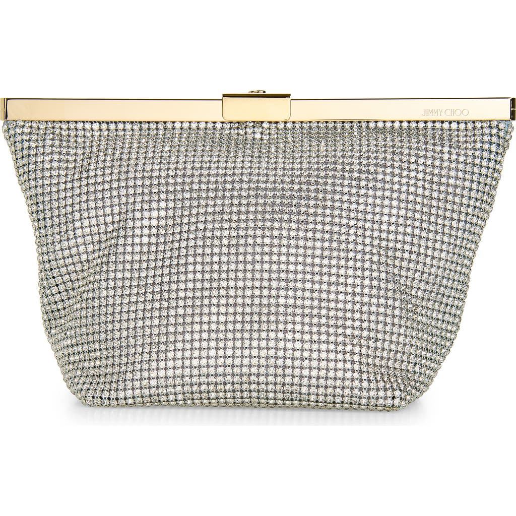 Jimmy Choo Jimmy Choo Ganache Crystal Mesh Clutch