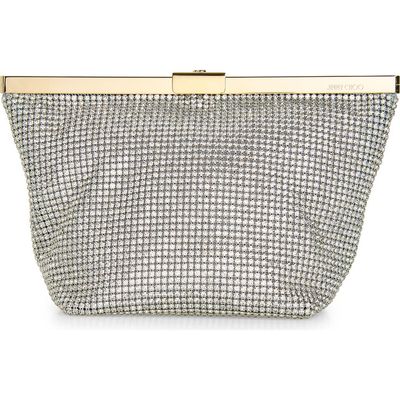 Jimmy Choo Jimmy Choo Ganache Crystal Mesh Clutch