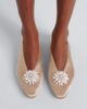 Jimmy Choo Jimmy Choo Ines embellished satin ballet flats - 3