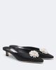Jimmy Choo Jimmy Choo Ines embellished satin mules - 1
