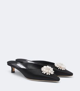 Jimmy Choo Jimmy Choo Ines embellished satin mules