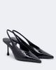 Jimmy Choo Jimmy Choo Isa croc-effect leather slingback pumps - 1
