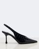 Jimmy Choo Jimmy Choo Isa croc-effect leather slingback pumps - 5