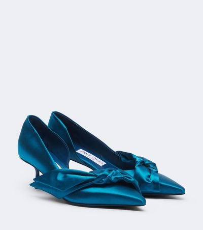 Jimmy Choo Jimmy Choo Issy bow-detail satin pumps