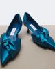 Jimmy Choo Jimmy Choo Issy bow-detail satin pumps - 6