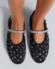 Jimmy Choo Jimmy Choo Jade embellished satin ballet flats - 2