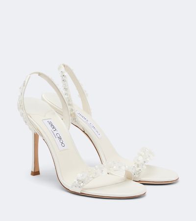 Jimmy Choo Jimmy Choo Jenn embellished slingback sandals