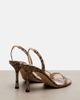 Jimmy Choo Jimmy Choo Jenn snake-effect leather slingback sandals - 3