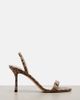 Jimmy Choo Jimmy Choo Jenn snake-effect leather slingback sandals - 5