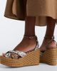 Jimmy Choo Jimmy Choo Korra snake-print leather espadrilles - 2