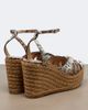 Jimmy Choo Jimmy Choo Korra snake-print leather espadrilles - 3