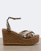 Jimmy Choo Jimmy Choo Korra snake-print leather espadrilles - 5