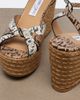 Jimmy Choo Jimmy Choo Korra snake-print leather espadrilles - 6