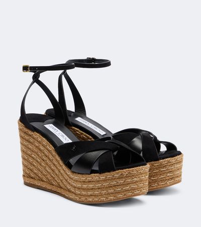 Jimmy Choo Jimmy Choo Korra suede wedge sandals
