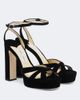 Jimmy Choo Jimmy Choo Kove velvet platform sandals - 1