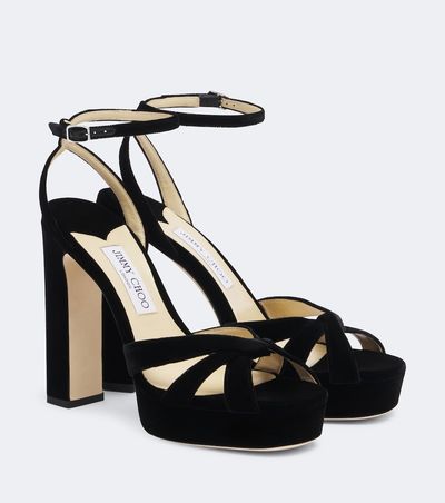 Jimmy Choo Jimmy Choo Kove velvet platform sandals