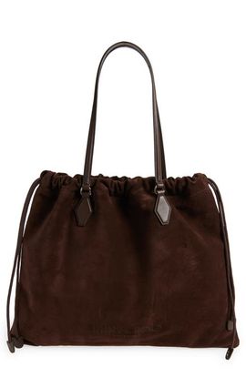 Jimmy Choo Jimmy Choo Large Drawstring Leather Tote