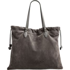 Jimmy Choo Jimmy Choo Large Suede Drawstring Tote