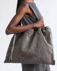 Jimmy Choo Jimmy Choo Large Suede Drawstring Tote - 2